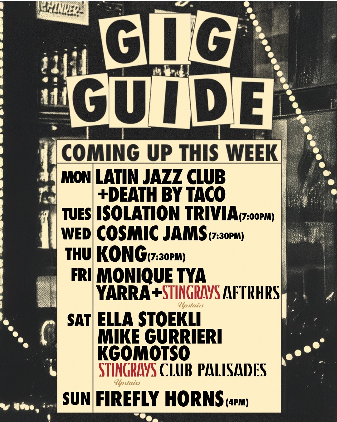 GIG GUIDE