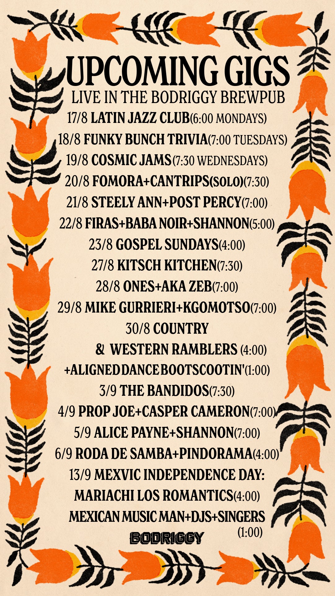 GIG GUIDE