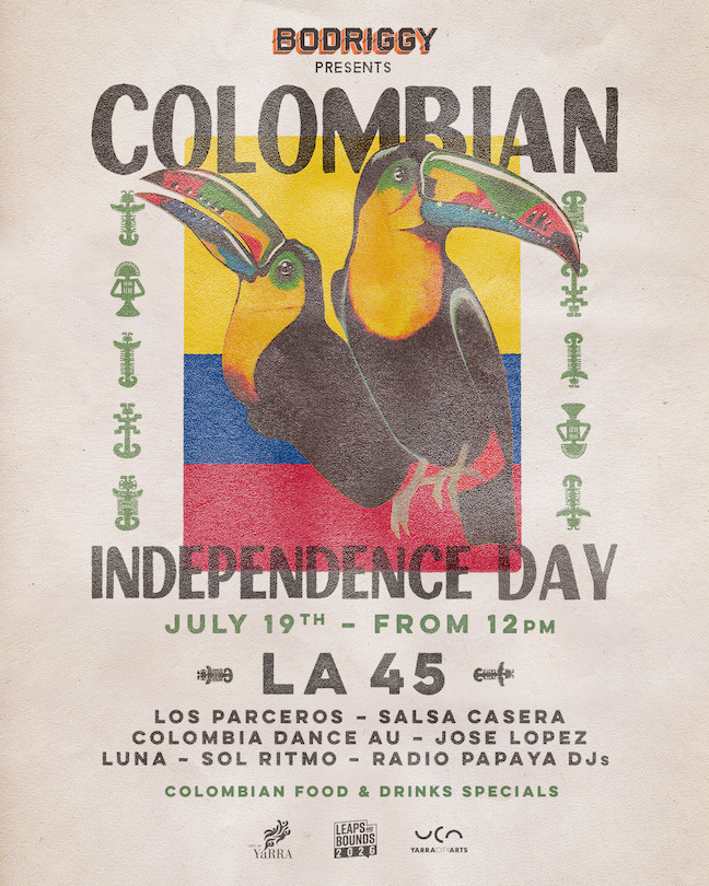 Colombian Feast & Music this Sunday